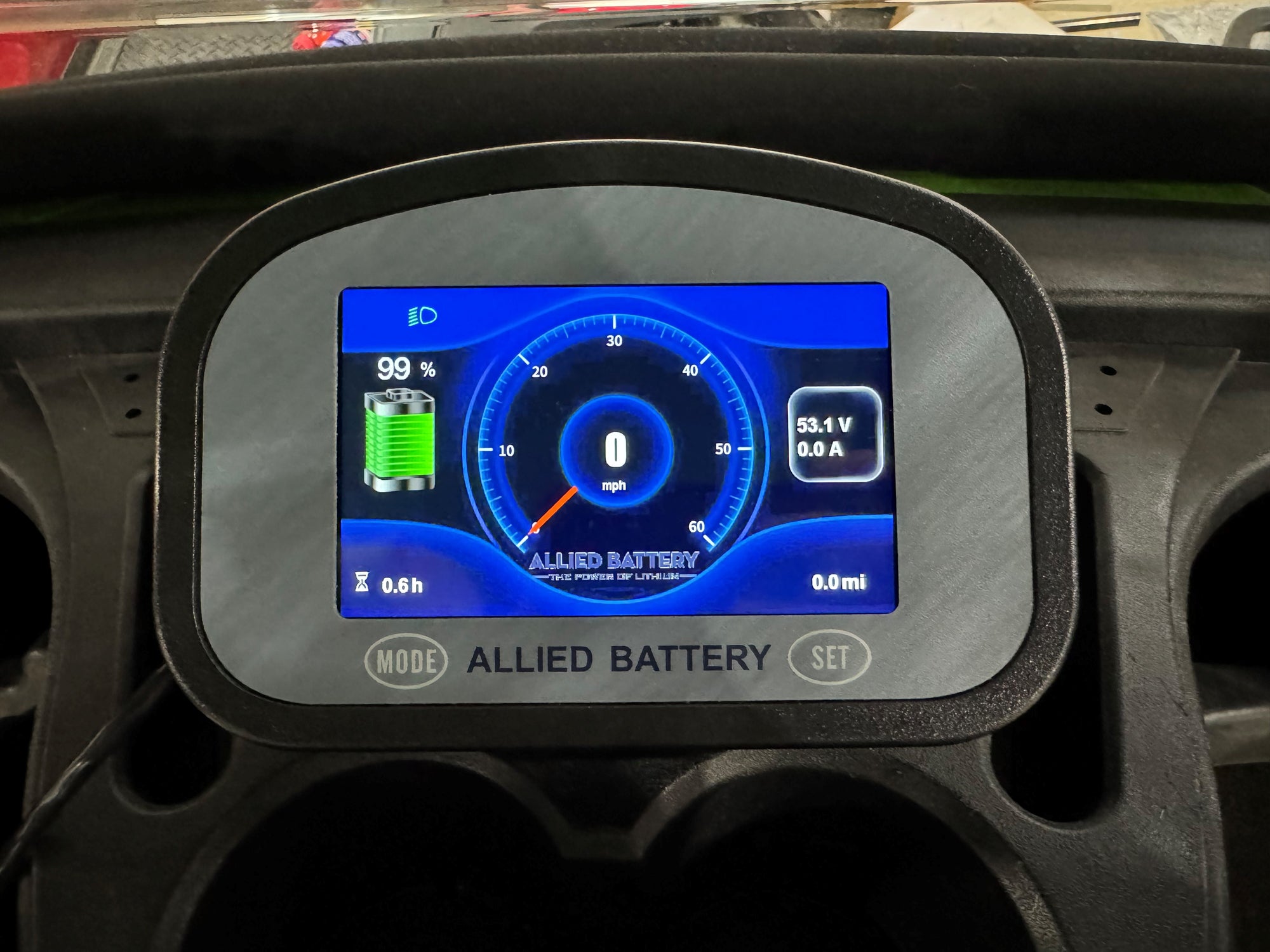 Meter Cart Allied Battery Presents Our NEW State of Charge Meter With Speedometer ...