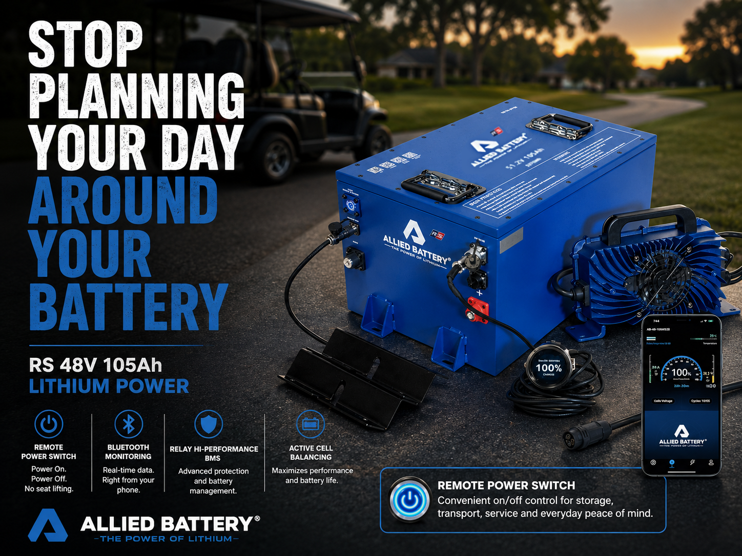 Stop Planning Your Day Around Your Golf Cart Battery