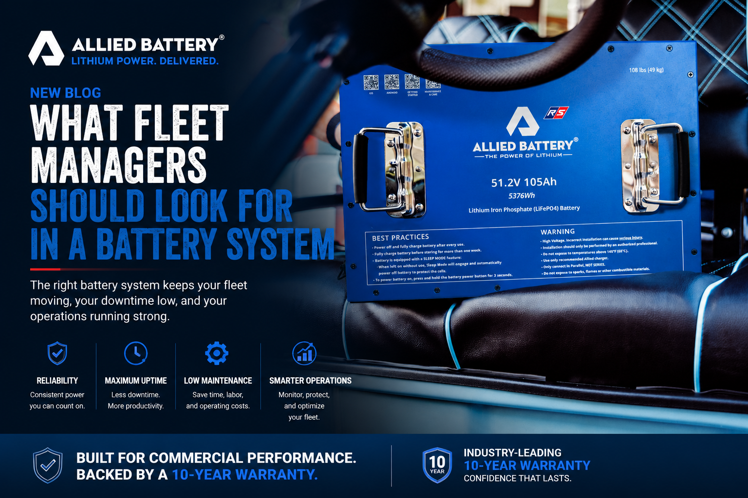 What Fleet Managers Should Look for in a Battery System