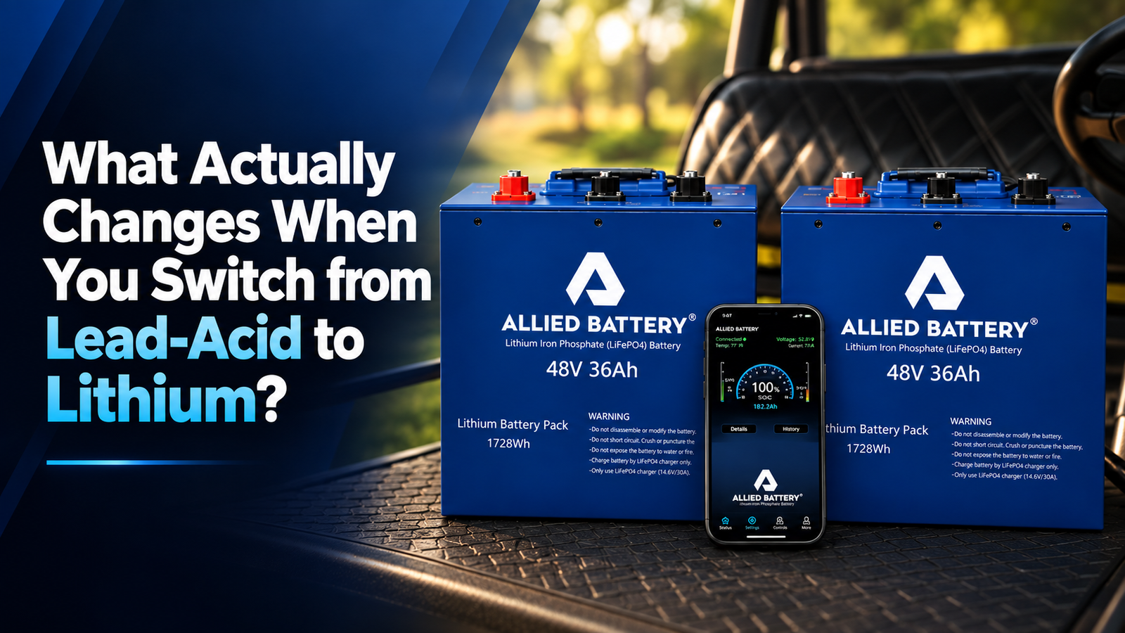 What Actually Changes When You Switch from Lead-Acid to Lithium?