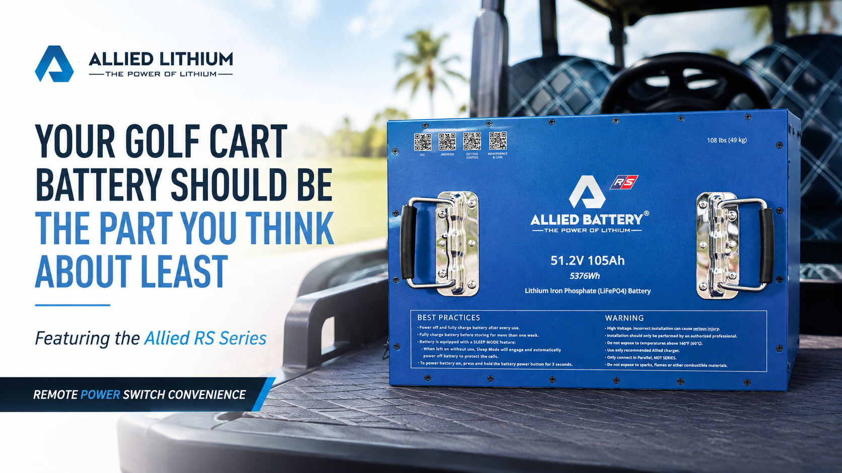 Your Golf Cart Battery Should Be the Part You Think About Least