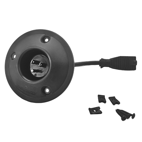 Yamaha 07-10 Onboard 110v Charging Receptacle with Extension Cord Plug Allied Lithium Golf Cart and Boat Batteries