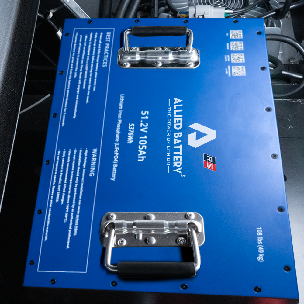 Allied RS Commercial 48V Lithium LiFePO4 Battery Package 105AH - Golf and UTV