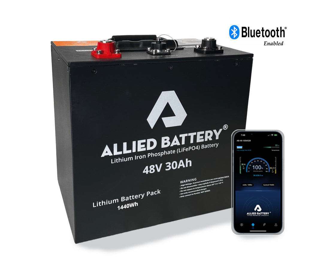 Allied 72AH Lithium Golf Cart Batteries - 