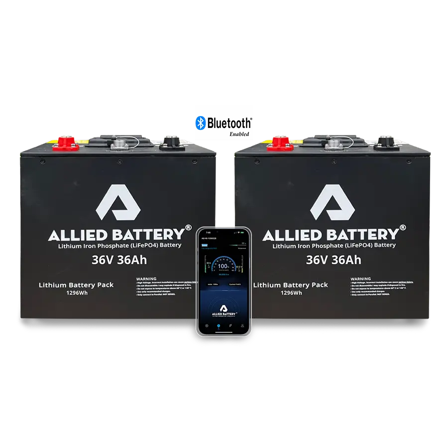 Buy 36V Lithium Golf Cart Battery High Performance Allied