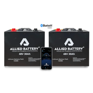 48V Lithium Batteries for EZGO RXV Golf Cart Allied Batteries